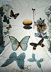 Salvador Dali Famous Paintings - BUTTERFLIES